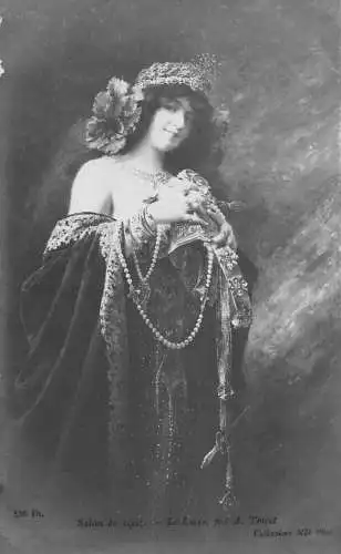 L464 Salon de 1904 Le Lucre von A Thivet Vintage Postkarte