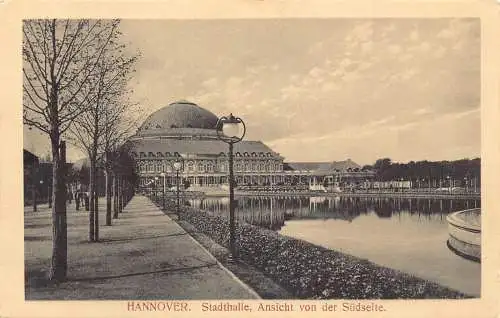 Deutschland Hannover Hannover Stadthalle Ansicht von Südseite Postkarte