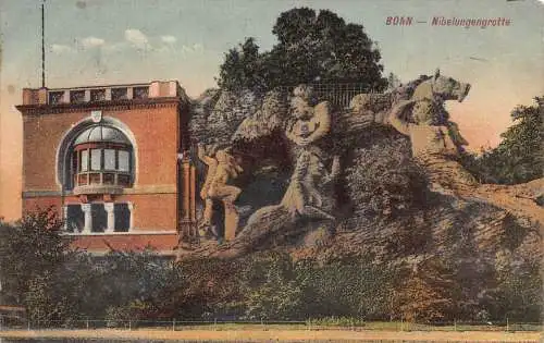 Deutschland Bonn a Rh 1911 Nibelungengrotte Vintage Postkarte