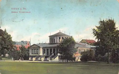 Deutschland Bonn a Rh 1911 Akadem Kunstmuseum Museum Vintage Postkarte