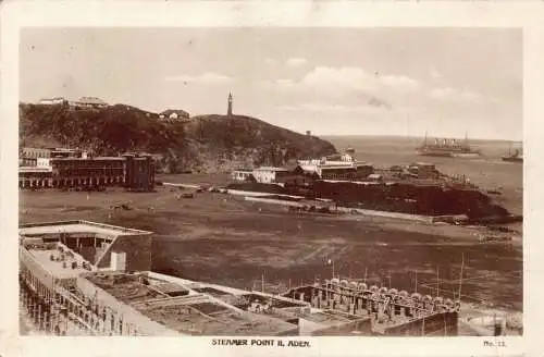 A613 Jemen Aden Steamer Point II RPPC Postkarte