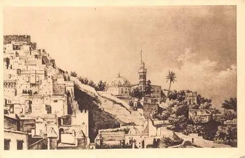 A616 Algerien Algier Moschee Zaouia de Sidi Abder-hamann el Tsabli Kunst Postkarte