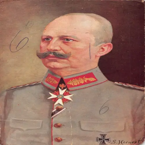 A632 Portrait 1915 Generalleutnant von Ludendorff Eisernes Kreuz 1. Weltkrieg Feldpostkarte