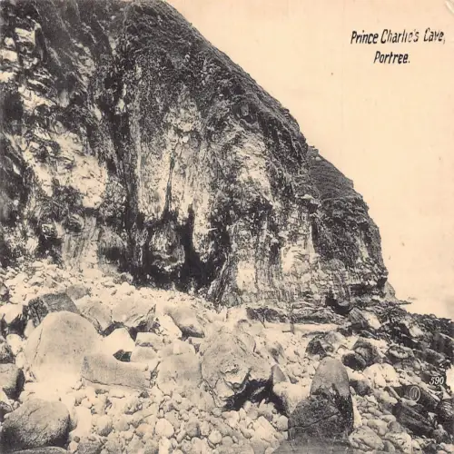 A636 Schottland Prinz Charlies Höhle Portree Vintage Postkarte
