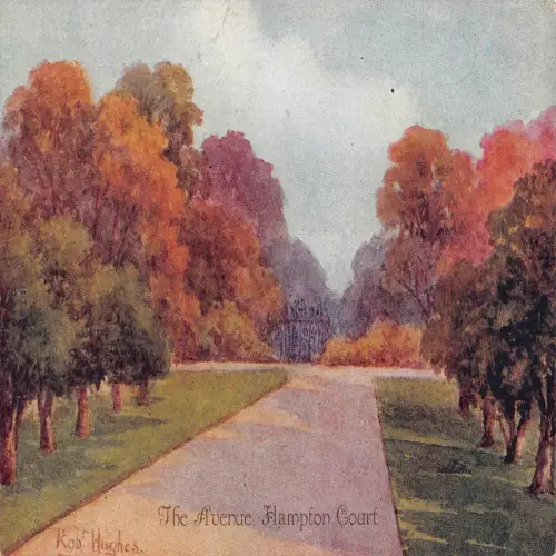 A636 England Art Avenue Hampton Court Vintage Postkarte
