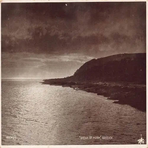 A636 Schottland Brodick Break of Morn Vintage Postkarte