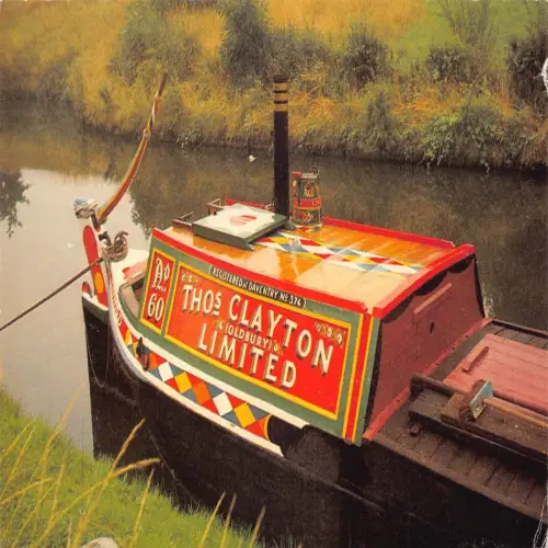 A636 England 1984 Boot auf dem Fluss Thos Clayton Oldbury limitierte Vintage Postkarte