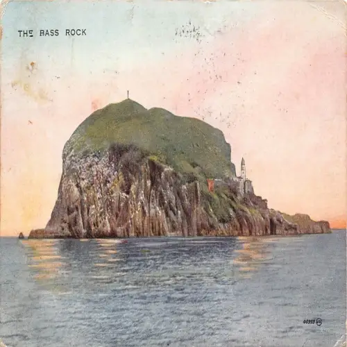 B116 England 1927 The Bass Rock Vintage Postkarte