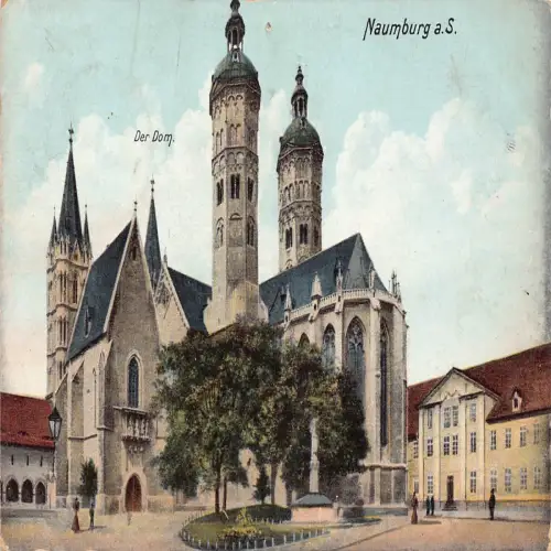 B119 Deutschland Naumburg Saale 1910 Dom Dom Postkarte