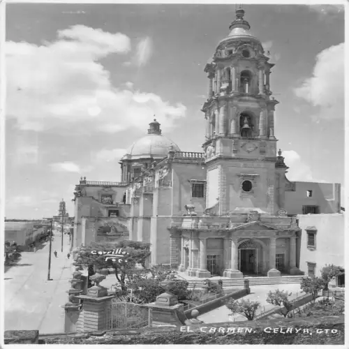 A645 Mexiko El Carmen Celaya RPPC Vintage Postkarte