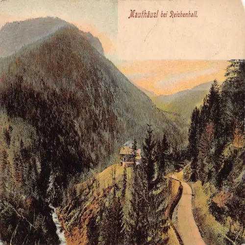 B119 Deutschland 1907 Mauthaeusl bei Reichenhall alte Postkarte