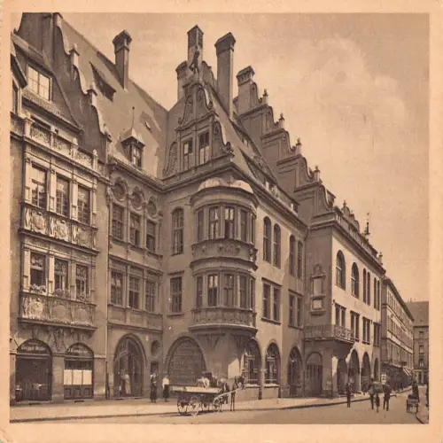 B120 Deutschland München Hofbräuhaus Haus Vintage Postkarte