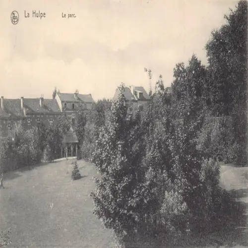 A648 Belgien Hulpe Parc Park Vintage Postkarte