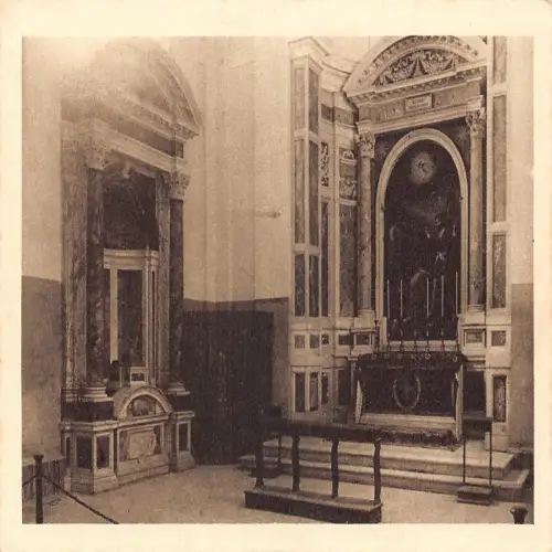 A652 Italien Rom Roma Abbazia Tre Fontane Quadro Decapitazione Paolo Postkarte