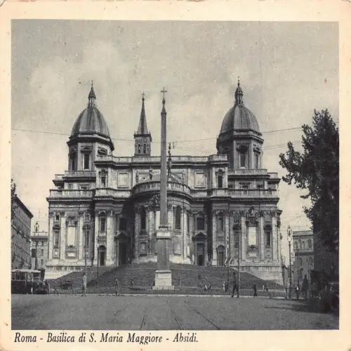 A653 Italien Rom Roma Basilica di S Maria Maggiore Absidi Kirche Vintage Postkarte