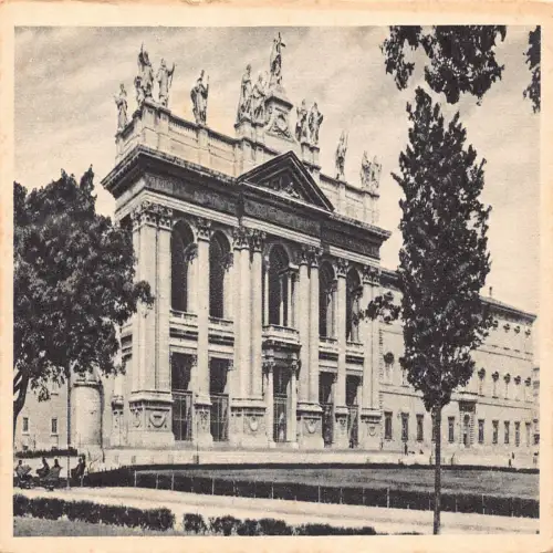 A653 Italien Rom Roma Basilica di S Giovanni in Laterano Vintage Postkarte