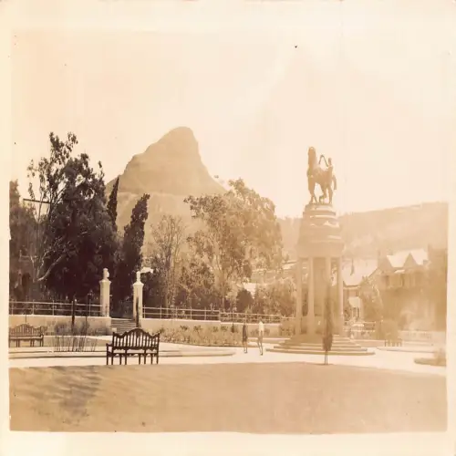 A667 Südafrika Kapstadt Delville Holz Denkmal RPPC Vintage Postkarte
