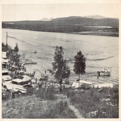 A668 Südafrika Vergnügungsboote auf Clanwilliam Dam Vintage Postkarte
