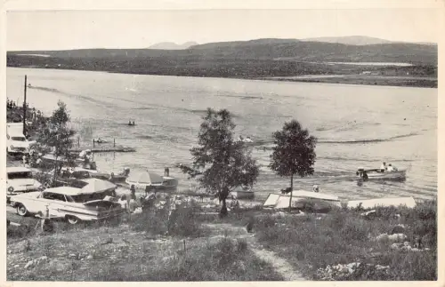 A668 Südafrika Vergnügungsboote auf Clanwilliam Dam Vintage Postkarte