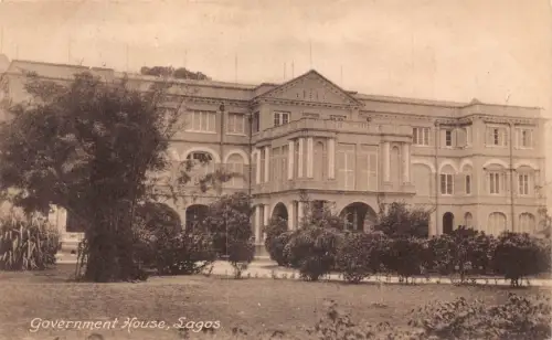 A670 Nigeria Government House Lagos Vintage Postkarte