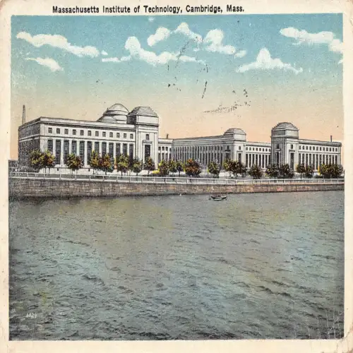 A673 US Massachusetts Cambridge 1921 Institute of Technology Postkarte