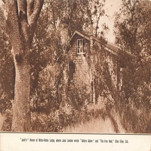 A674 US Kalifornien Glen Ellen Wake-Robin Lodge, wo Jack London Postkarte schrieb