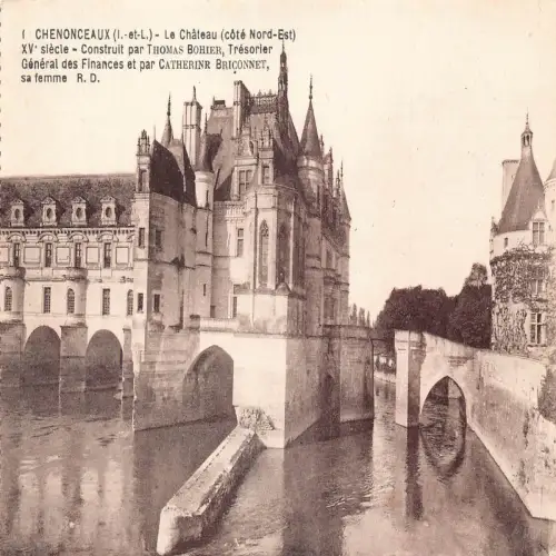 A677 Frankreich Schloss Luynes Vintage Postkarte