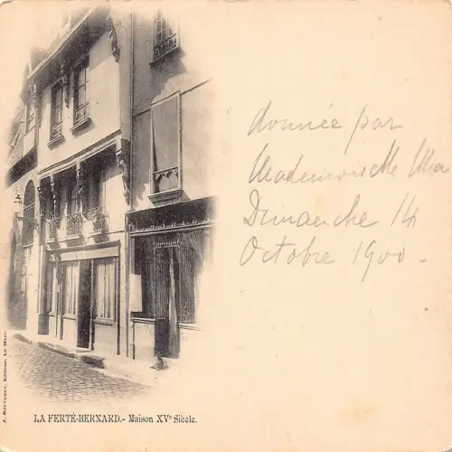 A678 Frankreich La Ferte Bernard Maison XV Siecle Haus Vintage Postkarte