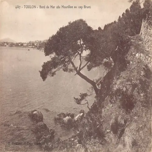 A681 Frankreich Toulon Bord de Mer du Mourillon au cap Brun Postkarte
