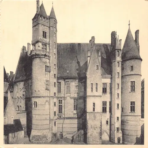 A681 Frankreich Bourges Palais Jacques Coeur Fassadenpalast Vintage Postkarte