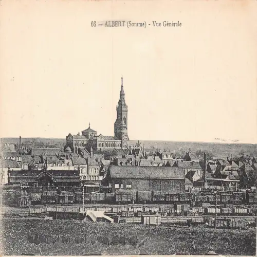 A683 Frankreich Albert Genera Ansicht Vintage Postkarte