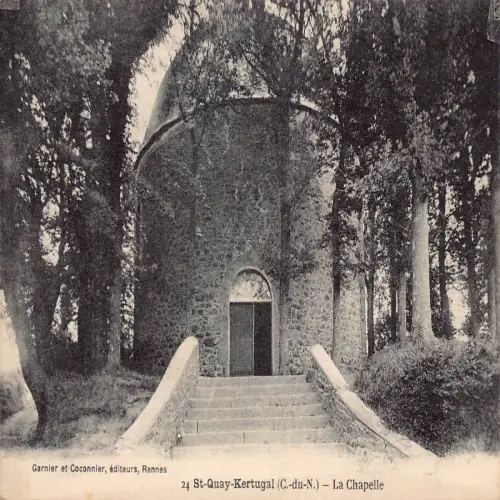 A683 Frankreich St Quay Kertugal Kapelle Vintage Postkarte