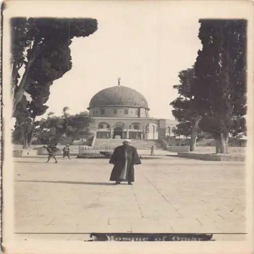 A665 Israel Jerusalem Felsendom Moschee Omar Ethnische RPPC Postkarte