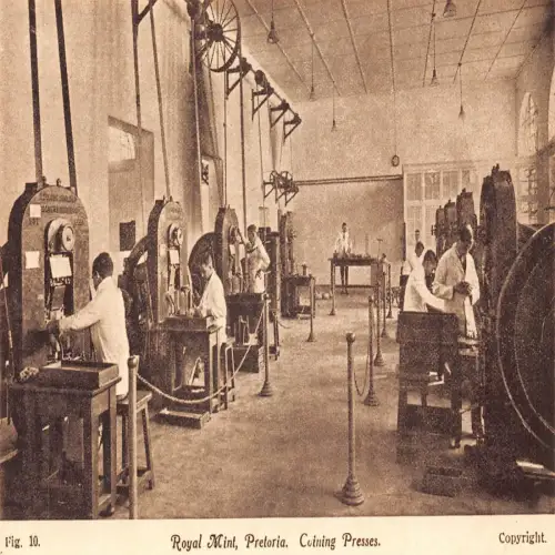 A694 Südafrika Royal Mint Pretoria Münzpressen Industrie Postkarte