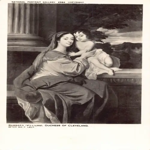 A706 National Portrait Gallery London Barbara Herzogin von Cleveland Postkarte