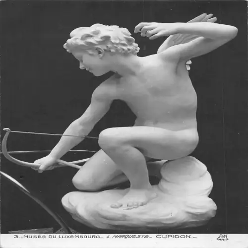 A706 Fine Art Skulptur Musee du Luxembourg Amorbogen Postkarte