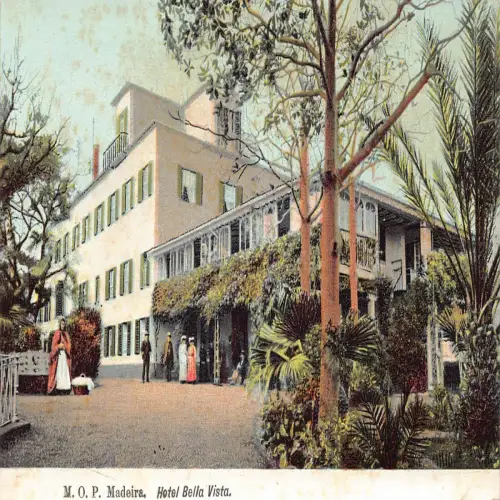 A710 Portugal Madeira Hotel Bella Vista Vintage Postkarte