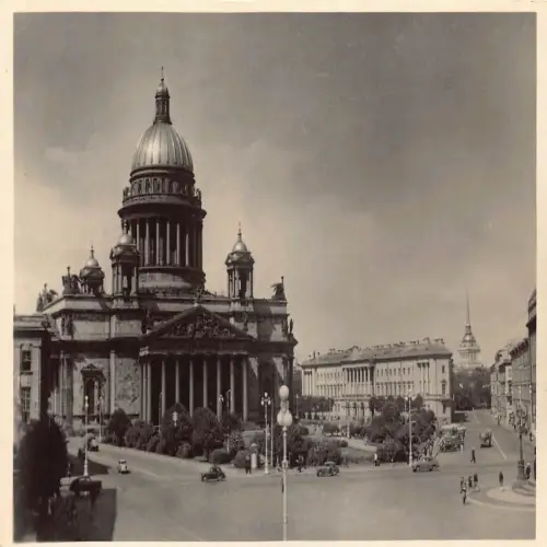 A711 Russland Sankt Petersburg Isaakskathedrale Isaakievskiy Sobor Postkarte
