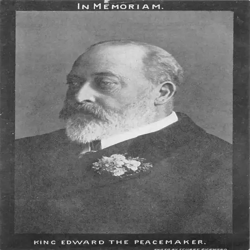 A716 British Royalty In Memorial King Edward VII the Peacemaker Postkarte