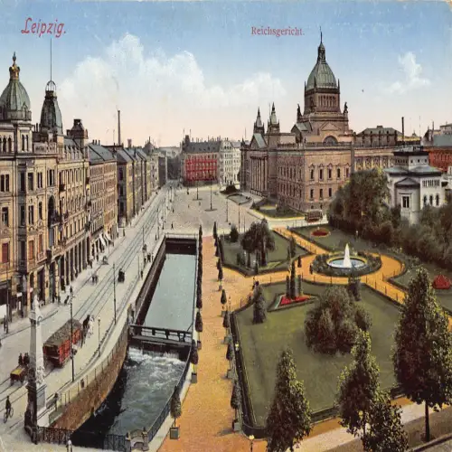 B136 Deutschland 1916 Leipzig Reichsgericht 1. Weltkrieg Feldpostkarte