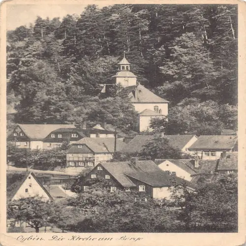 A727 Deutschland Oybin Kirche am Berge Kirchenberg Vintage Postkarte