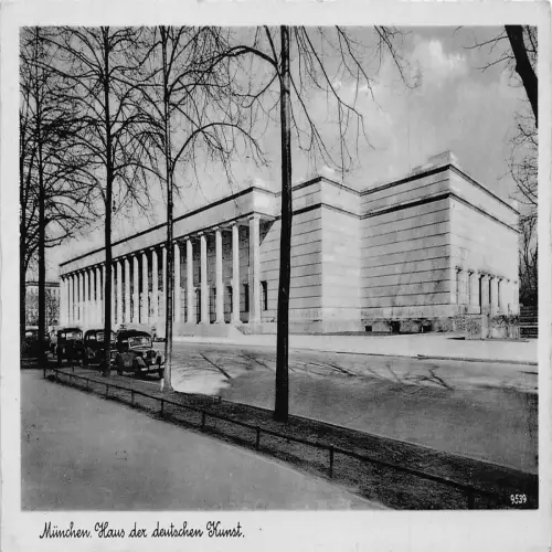 A727 Deutschland München Haus der Deutschen Kunst Kunst Kunstgalerie Postkarte