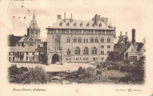 A741 Schottland 1905 Mount Stuart Rothesay Vintage Postkarte