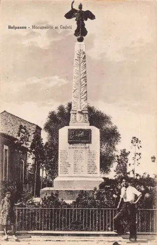 A746 Italien Belpasso Monumento ai Caduti Denkmal Vintage Postkarte