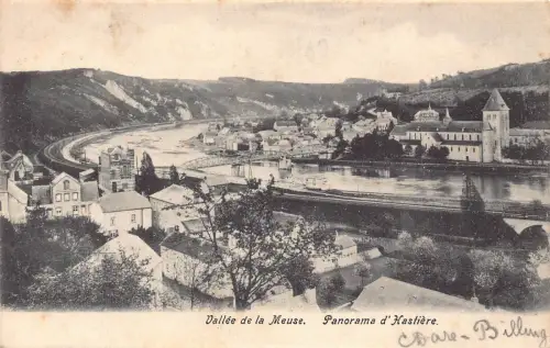 A747 Belgien 1903 Vallee de la Meuse Panorama d'Hastiere Vintage Postkarte