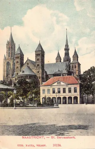 A754 Niederlande Maastricht St Servaaskerk Kirche Vintage Postkarte