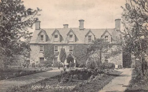 L241 Wales Llwyngwril Hendre Hall Carriage House Vintage Postkarte