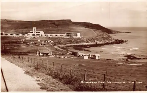 L242 England Bowleaze Cove Weymouth Sea RPPC Vintage Postkarte