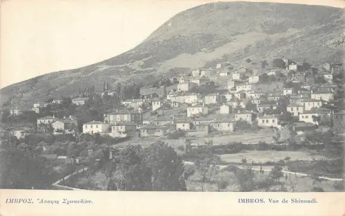 B205 Türkei Imbros Vue de Shinoudi Vintage Postkarte