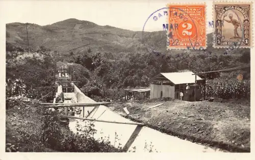 L041 Costa Rica 1922 Echtfoto Vintage Postkarte